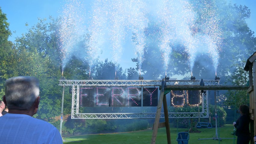 Vuurwerk letters