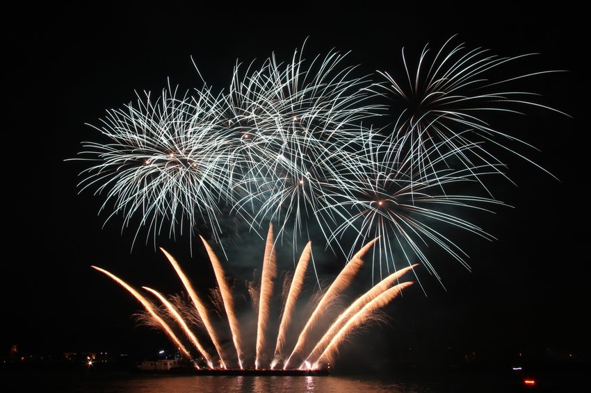 Vuurwerk op oudejaarsdag